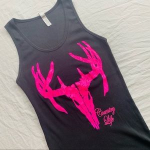 Country Life Skull Tank Top